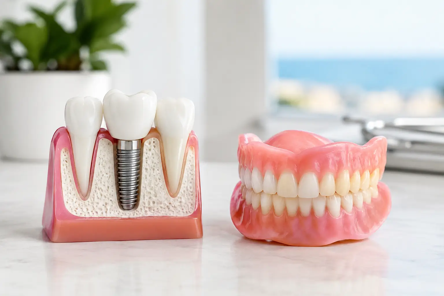 Dental Implants Versus Dentures: Which Wins?